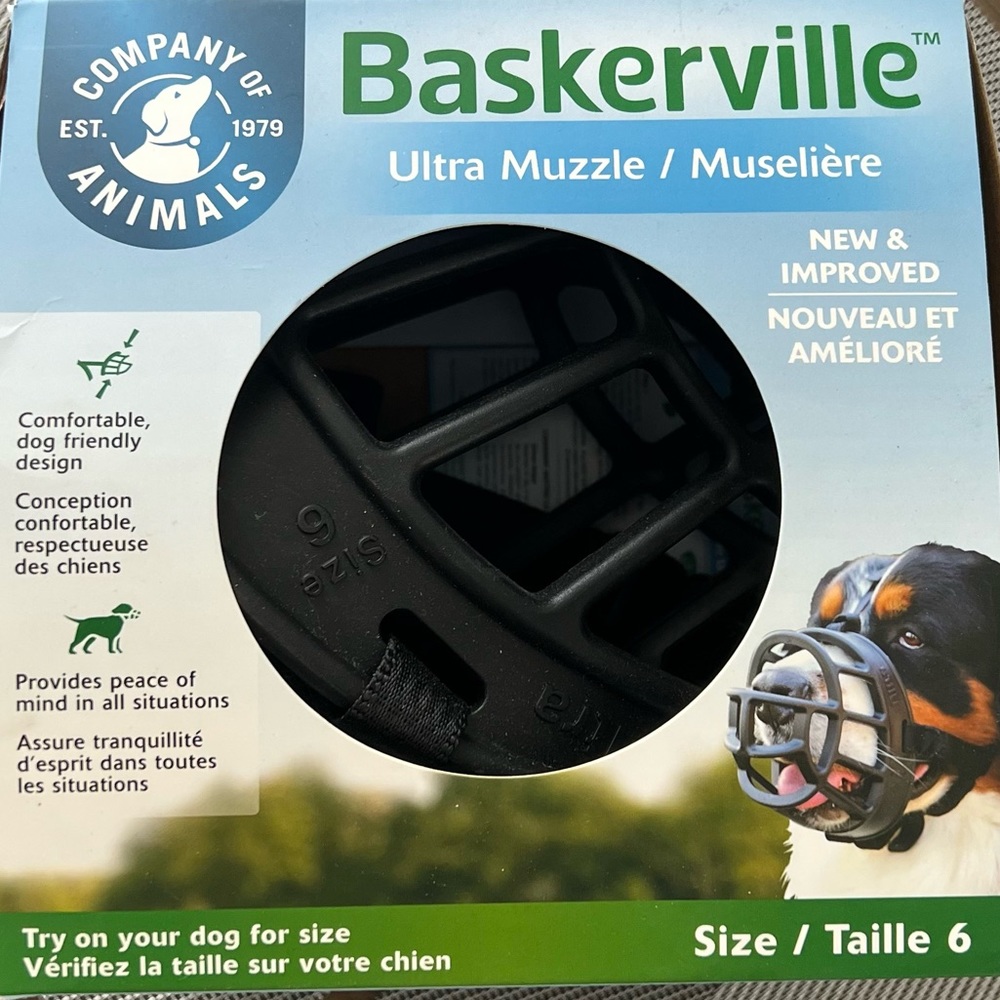 LARGE dog muzzle